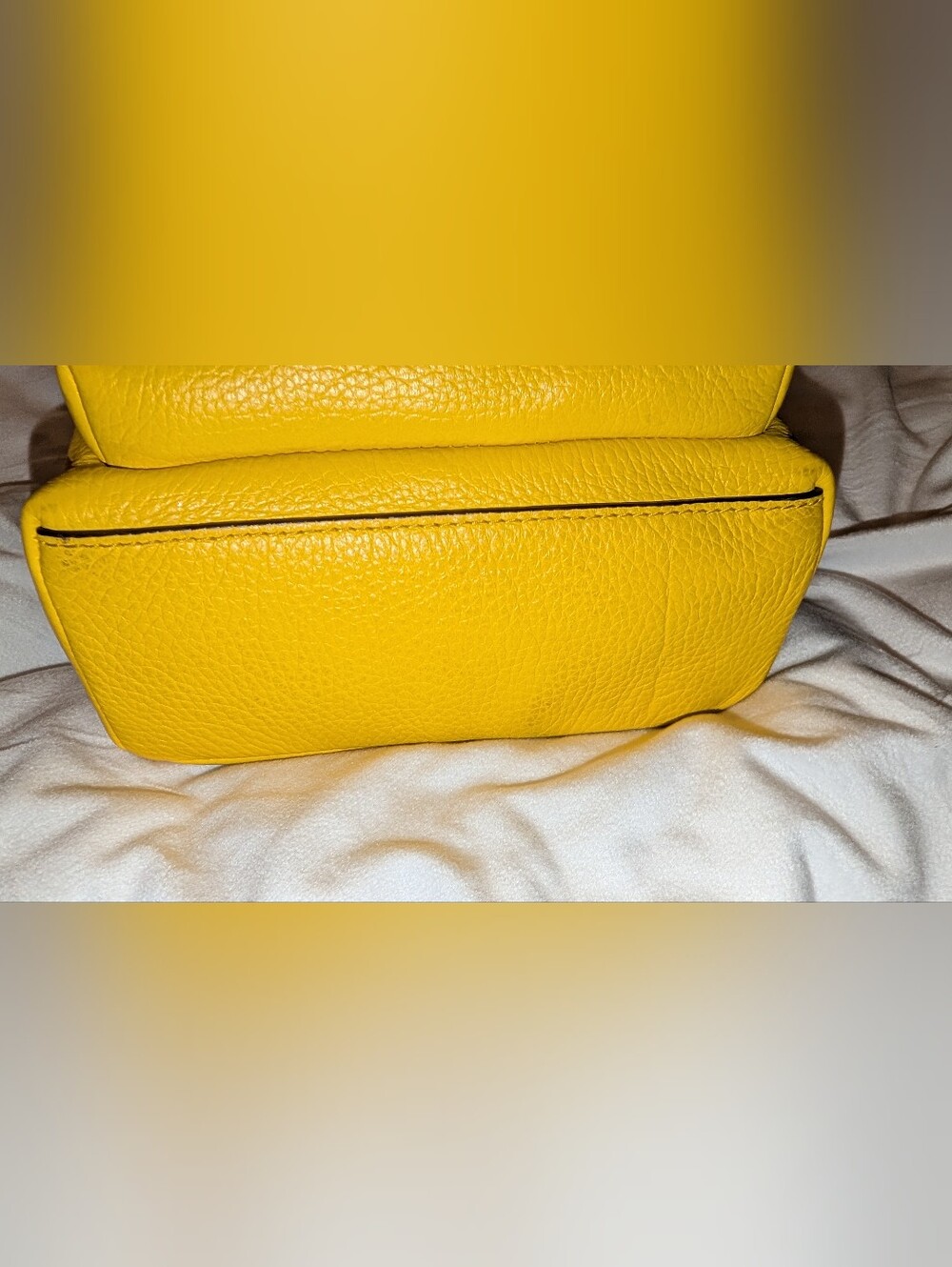 MICHAEL KORS ERIN SMALL CONVERTIBLE BACKPACK YELLOW EUC - Picture 6 of 15